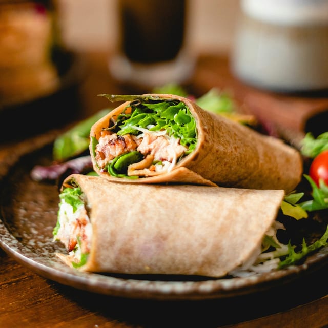 Chicken Cutlet Wrap.