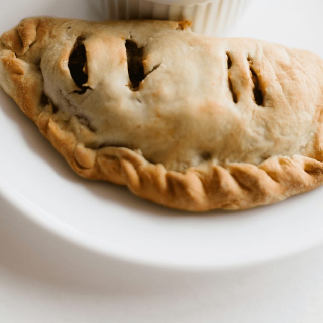Broccoli Cheese Calzone.