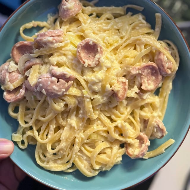 Pasta with Sausage Parm.